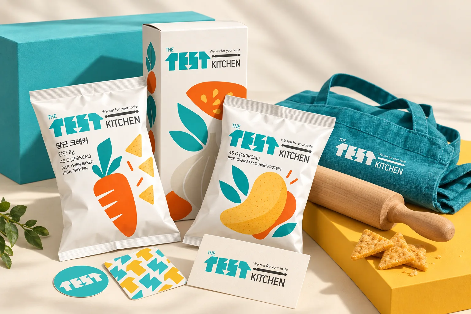 The TestKitchen 제품 패키지 세트